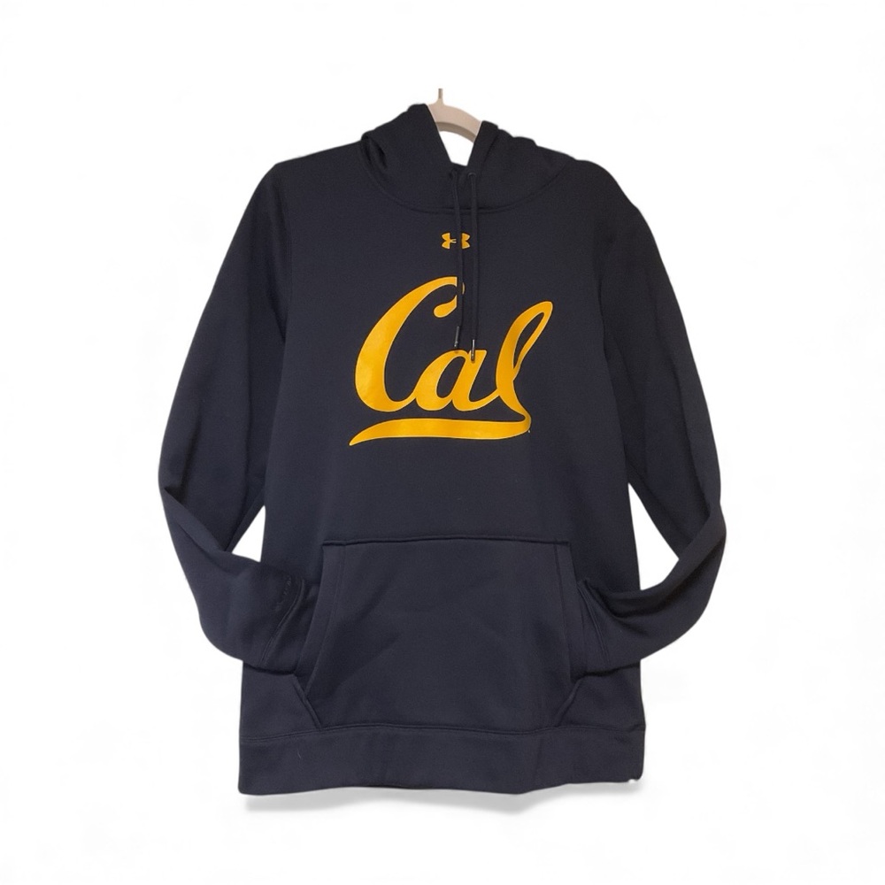 Unisex Under Armor Navy blue Cal Bears big logo hoodie